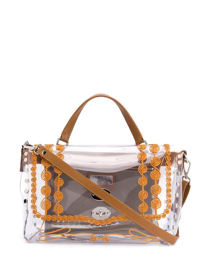 Zanellato Pvc Tote Bag - Brown