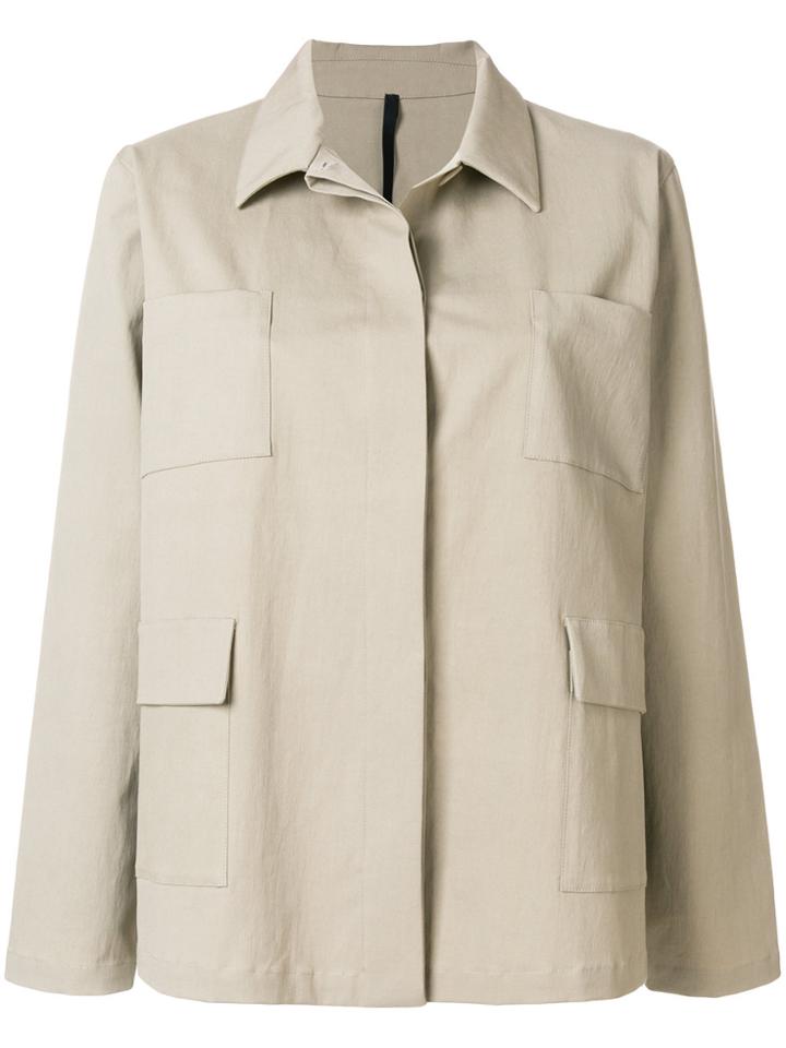 Sara Lanzi Four-pocket Jacket - Nude & Neutrals