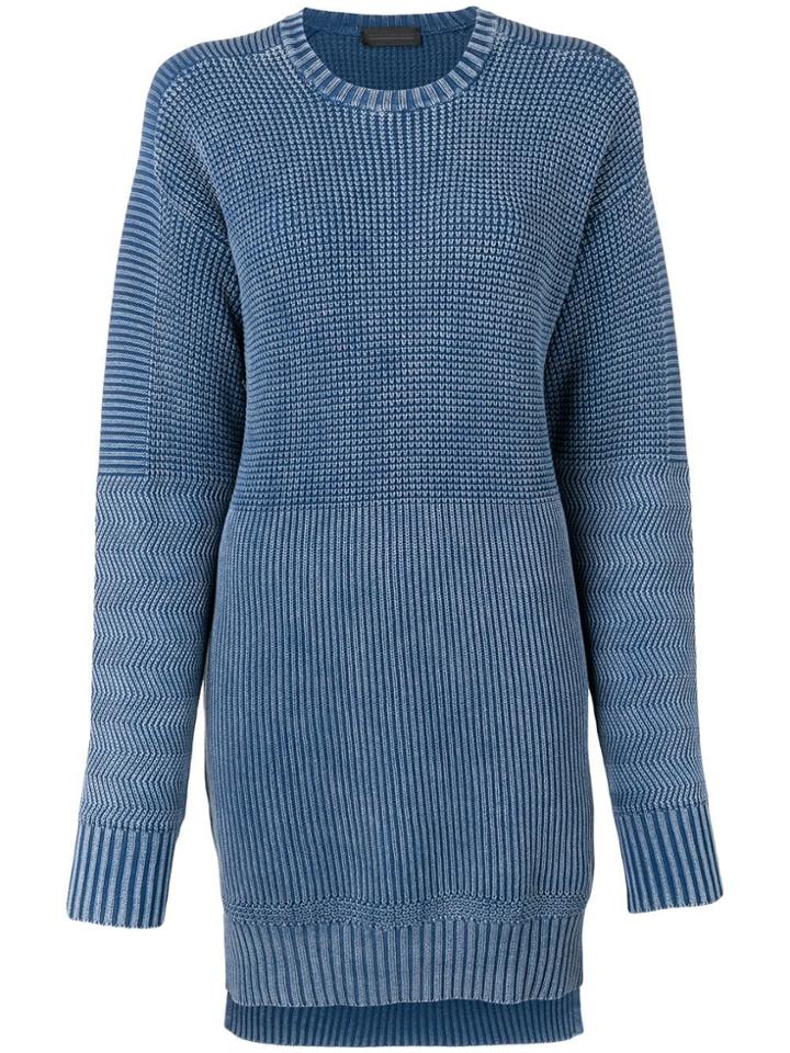 Diesel Black Gold Knitted Short Dress - Blue