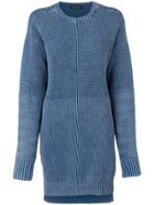Diesel Black Gold Knitted Short Dress - Blue