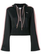 Puma Zipped Neck Hoodie - Black