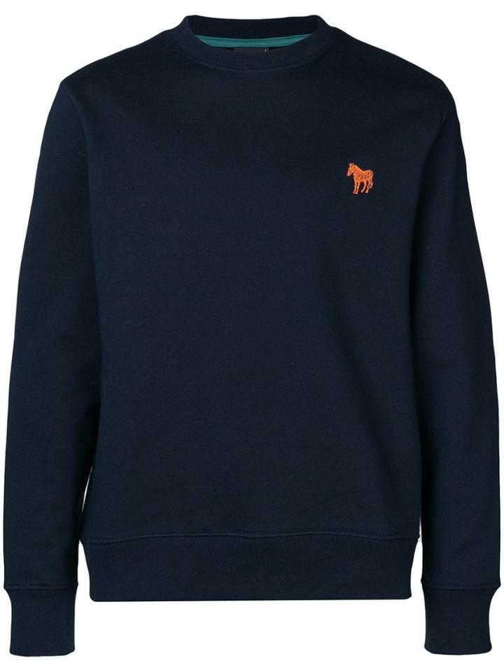 Ps By Paul Smith Zebra Logo Sweatshirt - Blue