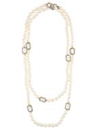 Chanel Vintage Faux Pearl Necklace, White