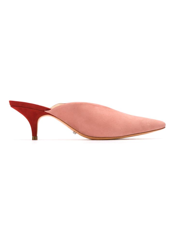 Schutz Schutz S2041200380001u Poppy Rose Leather/fur/exotic