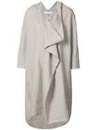 The Celect Draped Oversized Dress - Nude & Neutrals