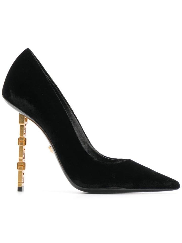 Versace Tribute Heeled Pumps - Black