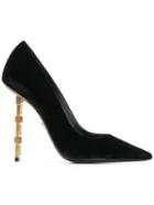 Versace Tribute Heeled Pumps - Black