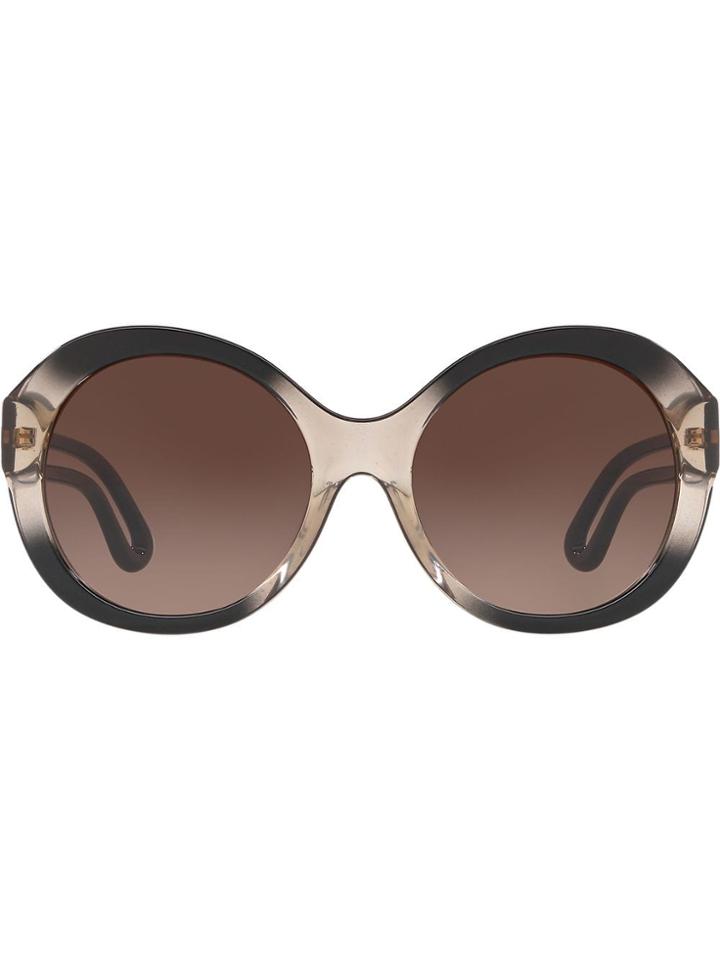 Tory Burch Robinson Round Sunglasses - Black
