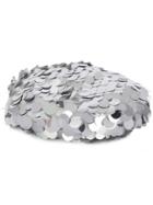 Maison Michel Sequin Billy Hat - Silver