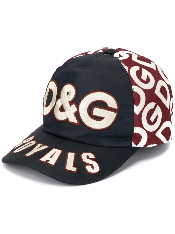 Dolce & Gabbana Embroidered Logo Cap - Blue