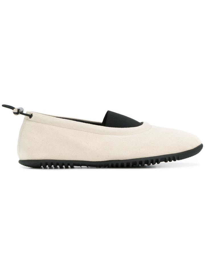 Marni Elasticated Ballerinas - Nude & Neutrals