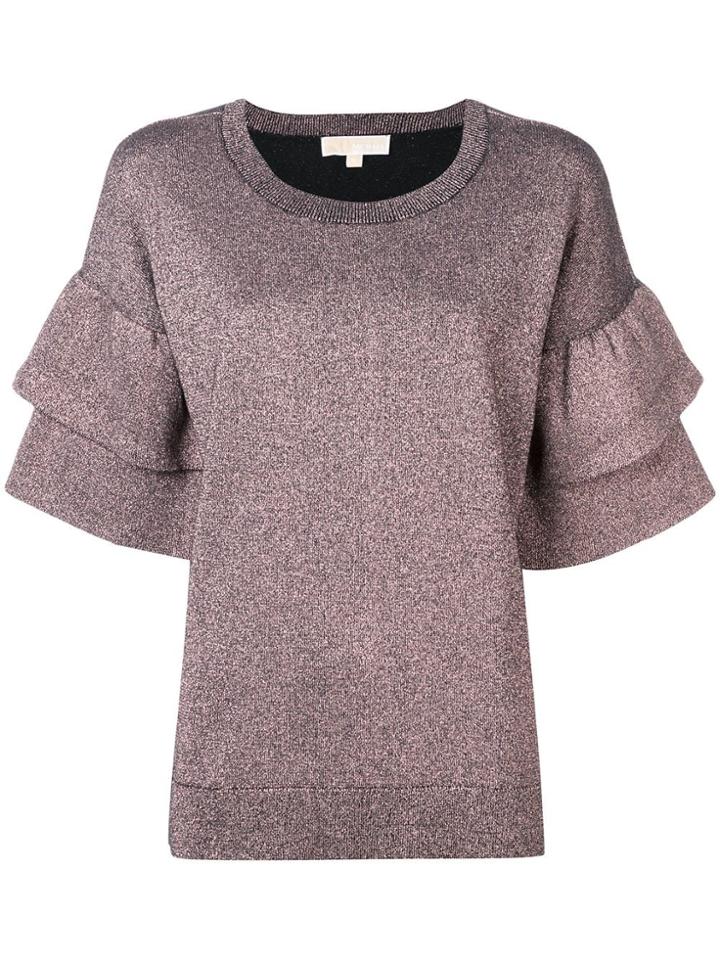 Michael Michael Kors Lurex Blouse - Pink