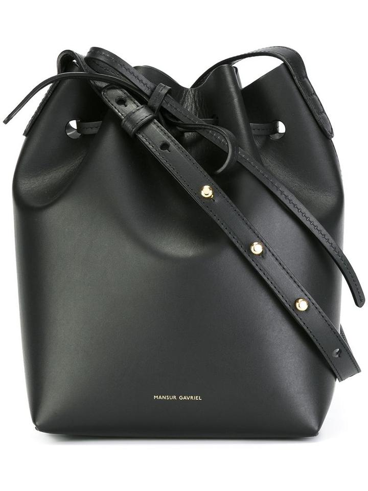 Mansur Gavriel Small Bucket Shoulder Bag, Women's, Black