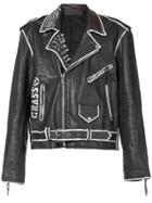 Enfants Riches Déprimés Subhumans Biker Jacket - Black