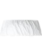 Jil Sander Navy Off The Shoulder Top, Women's, White, Cotton/spandex/elastane