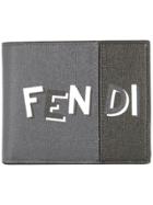 Fendi Logo Print Bi-fold Wallet - Brown