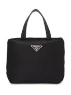 Prada Small Nylon Tote - Black