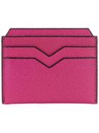 Valextra Flat Cardholder - Pink & Purple
