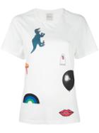 Paul Smith Multi Print T-shirt, Women's, Size: Small, White, Cotton