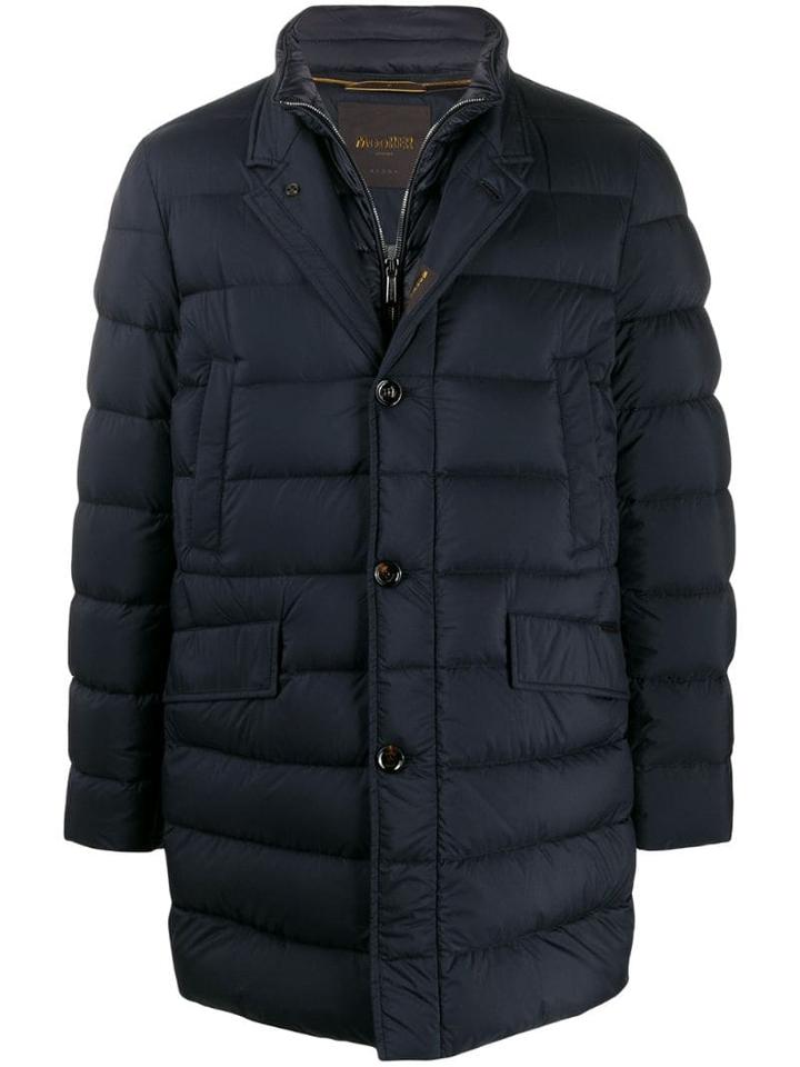 Moorer Padded Down Jacket - Blue