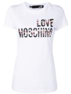 Love Moschino Cheerleader Doll Logo T-shirt - White