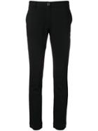 Isabel Benenato Slim Fit Cropped Trousers - Black