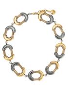 Camila Klein Bicolour Links Necklace - Metallic