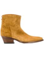 Sartore Cuban Heel Boots - Brown