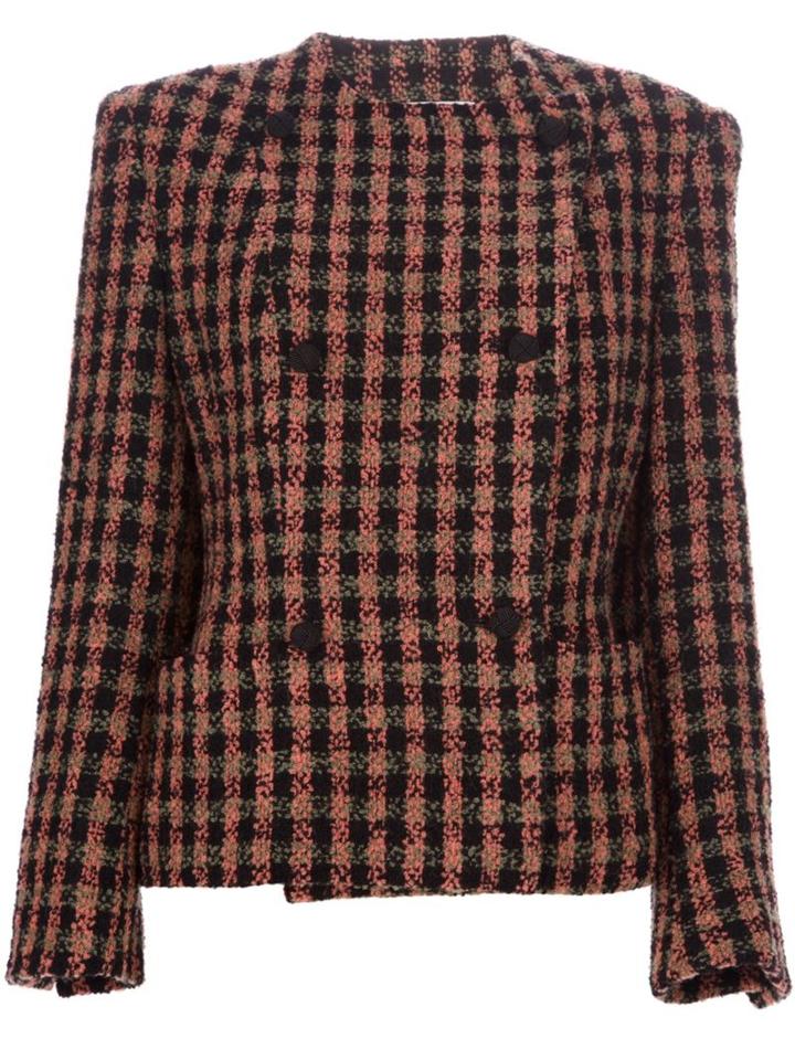 Gianfranco Ferre Vintage Checked Double Breasted Jacket