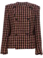 Gianfranco Ferre Vintage Checked Double Breasted Jacket