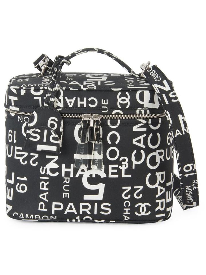 Chanel Vintage 2way Vanity Case, Black