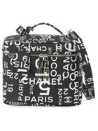 Chanel Vintage 2way Vanity Case, Black