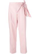 Moschino Vintage 2000's Tie-waist Trousers - Pink