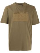 Helmut Lang Printed Logo T-shirt - Green