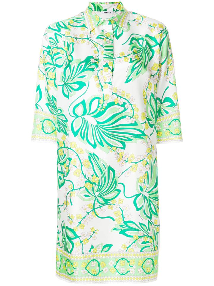 P.a.r.o.s.h. Floral Print Dress - Green