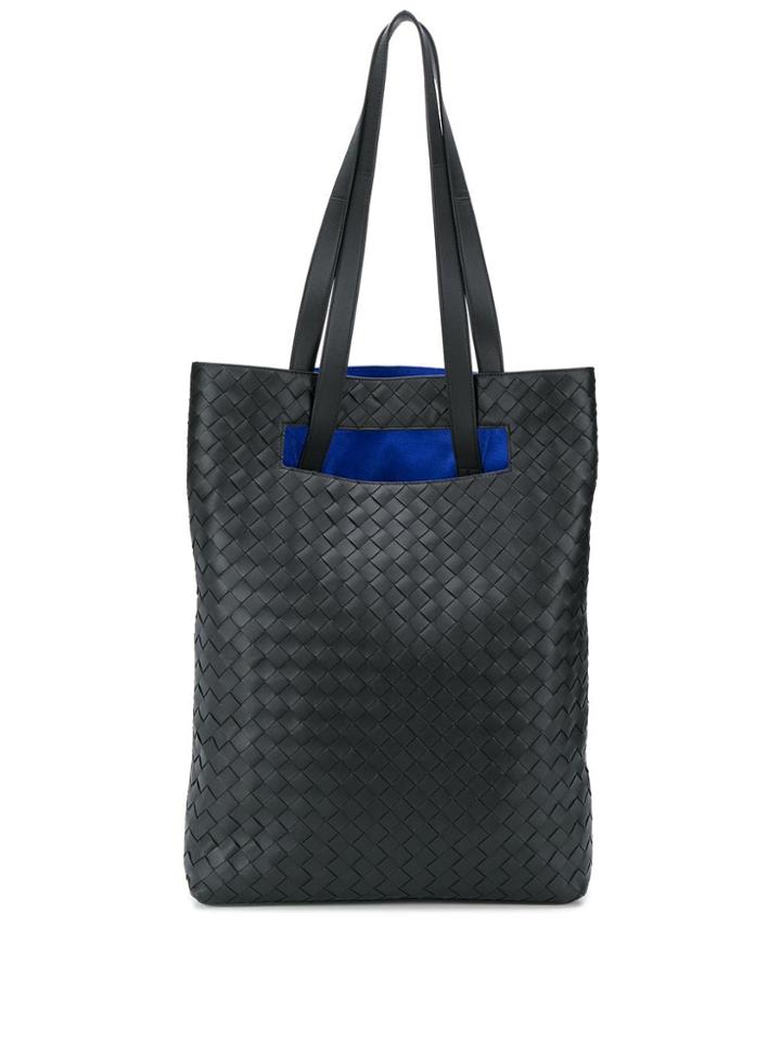 Bottega Veneta Medium Intrecciato Tote - Black
