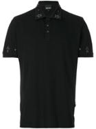 Just Cavalli Embellished Star Polo Shirt - Black