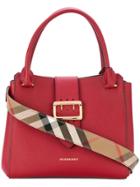 Burberry Buckle Tote - Red