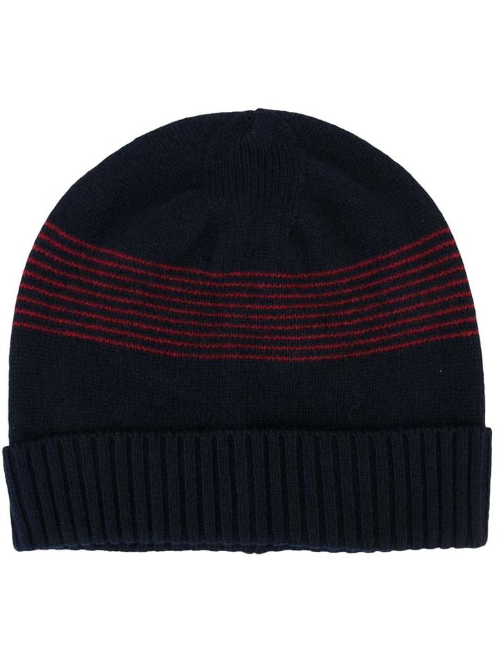 A.p.c. Striped Detail Beanie