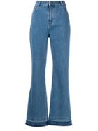 See By Chloé High-rise Flared Jeans - Blue