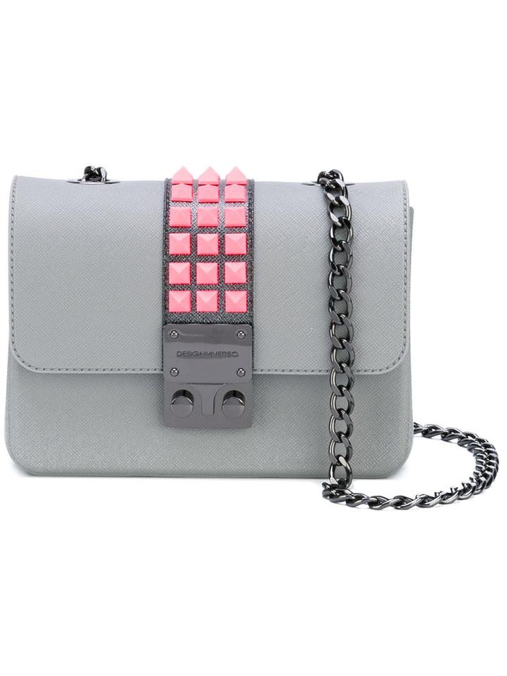 Designinverso - Inverso Crossbody Bag - Women - Pvc/metal - One Size, Grey, Pvc/metal
