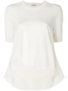Moncler Flared Shift Top - White
