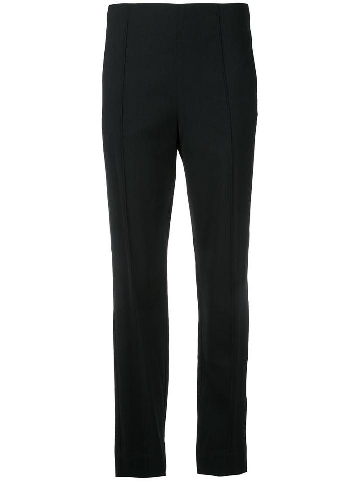 Georgia Alice - Pin-tuck Trousers - Women - Spandex/elastane/virgin Wool - 10, Black, Spandex/elastane/virgin Wool