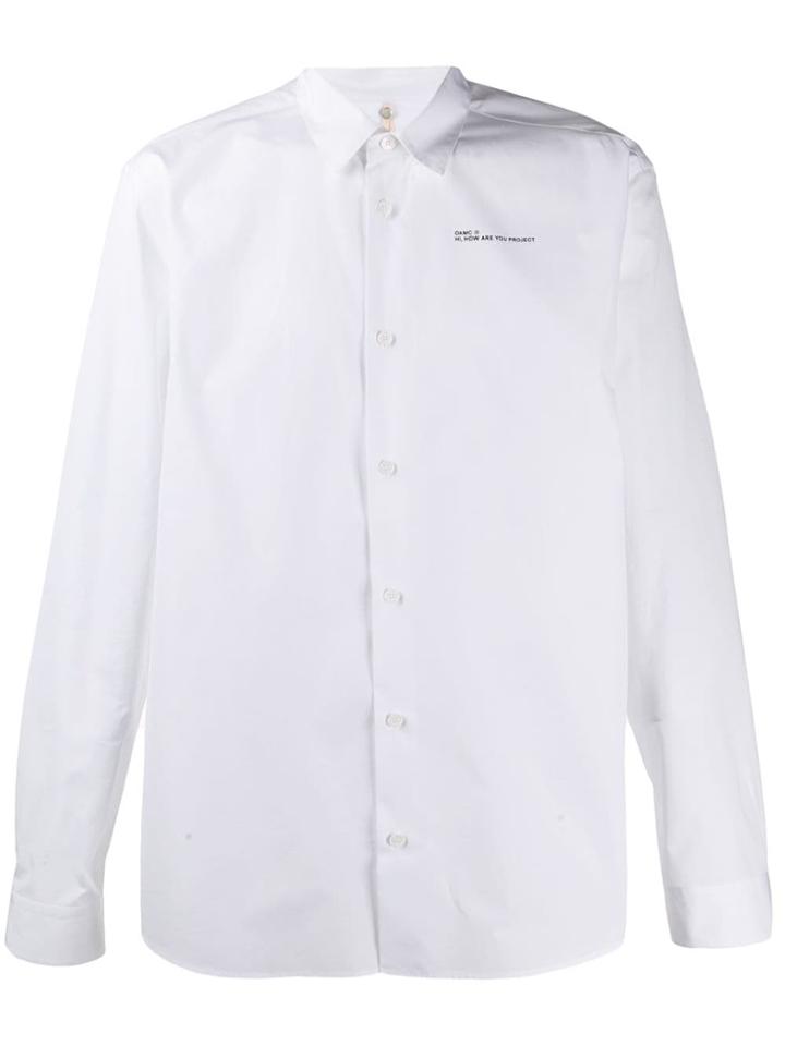 Oamc Plain Button Shirt - White