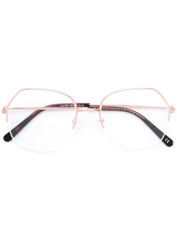Stella Mccartney Eyewear Bicolour Glasses - Metallic