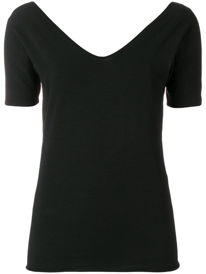Stefano Mortari V-neck T-shirt - Black