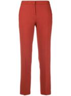 Twin-set Cropped Slim Trousers - Yellow & Orange