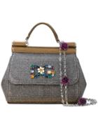 Dolce & Gabbana Mini Sicily Shoulder Bag - Metallic