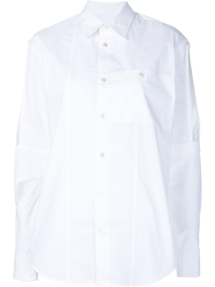 Nicopanda Cut Out Panel Shirt