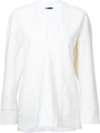 08sircus V-neck Jumper, Women's, Size: 1, White, Cotton/polyester/wool